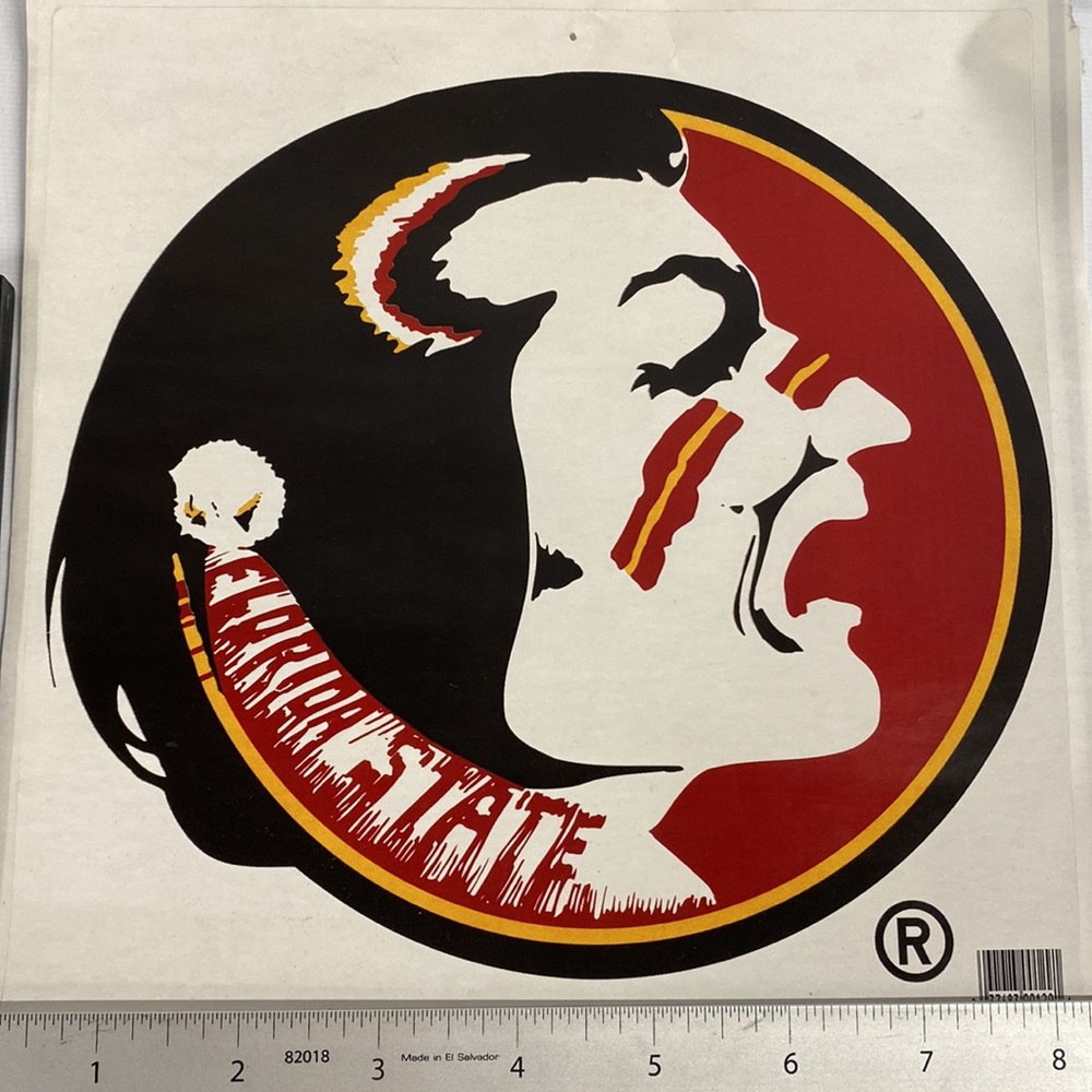 Set of 2 FLORIDA decals. Florida State & State of Florida Seal.